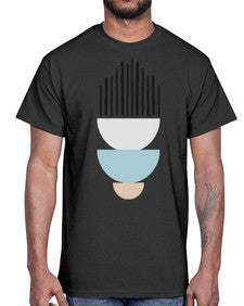 Abstract Shape 190#- art pop art- Cotton Tee