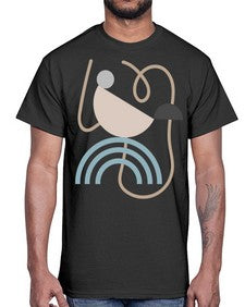Abstract Shape 193#- art pop art- Cotton Tee