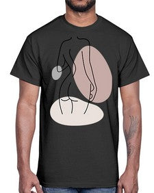 Abstract Shape 195#- art pop art- Cotton Tee