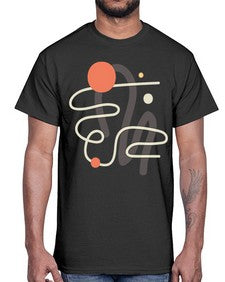 Abstract Shape 198#- art pop art- Cotton Tee