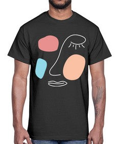 Abstract Shape 201#- art pop art- Cotton Tee