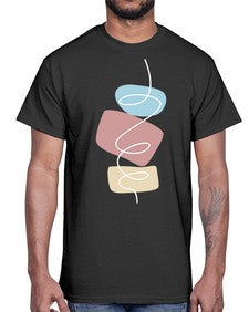Abstract Shape 208#- art pop art- Cotton Tee