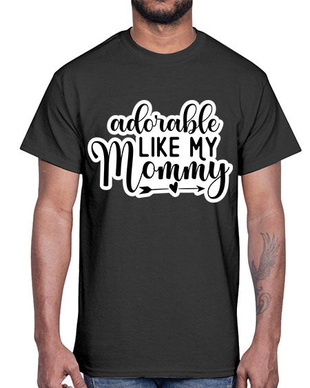 Adorable Like My Mommy 269#- baby- Cotton Tee