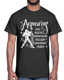 Aquarius 68#- aquarius- Cotton Tee