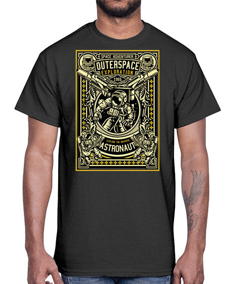 Astronaut Outerspace Exploration 36#- space- Cotton Tee