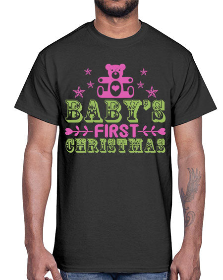 Babys first Christma Style 35#- baby- Cotton Tee
