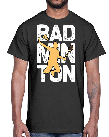 Bad 1452#- badminton- Cotton Tee