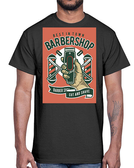 Barbershop590#- barber- Cotton Tee