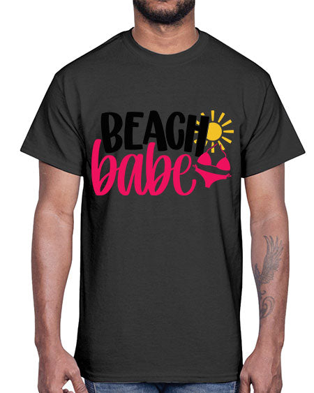 Beach Babe Style 52#- summer- Cotton Tee