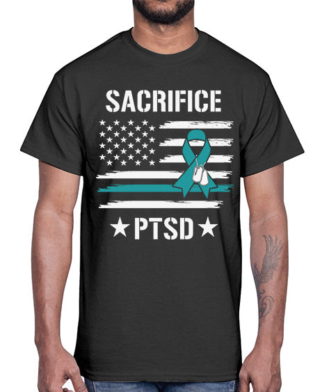 Best Support PTSD Awareness Survivor 27#- PTSD- Cotton Tee