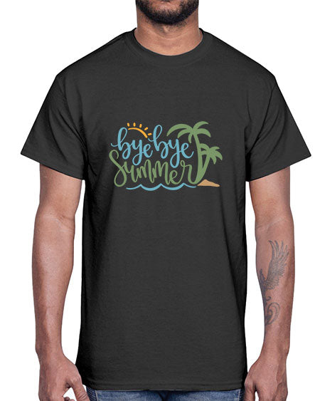 Bye bye summer 102#- summer- Cotton Tee