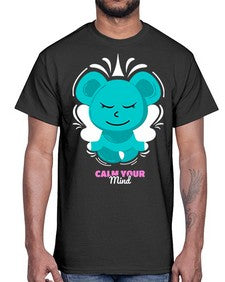 Calm Your Mind 189#- yoga- Cotton Tee