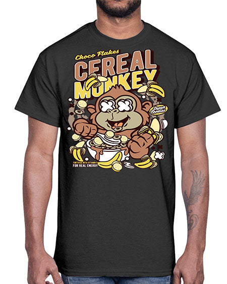 Cereal Monkey- monkey- Cotton Tee