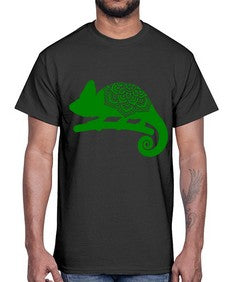 ChameleonMandala 326#- mandala- Cotton Tee