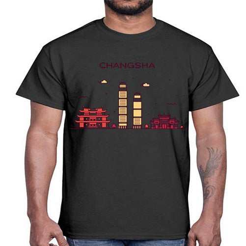 Changsha 555#- cities- Cotton Tee