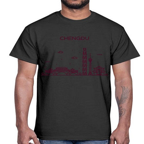 Chengdu 561#- cities- Cotton Tee