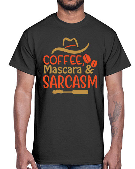 Coffee Mascara Sarcasm 21#-  fashion- Cotton Tee
