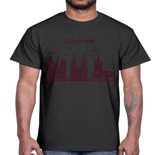 Cologne 593#- cities- Cotton Tee