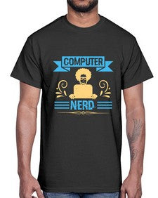 Computer Nerd 10#- computer- Cotton Tee