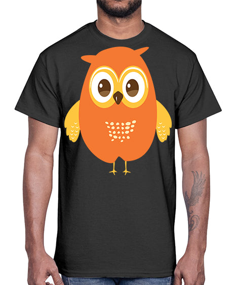 Cute Owl A TurtleRabbit 2#- owl- Cotton Tee