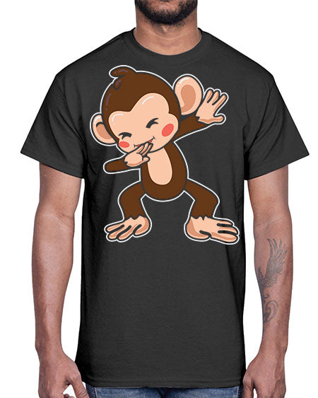 Dabbing Money 5#- monkey- Cotton Tee