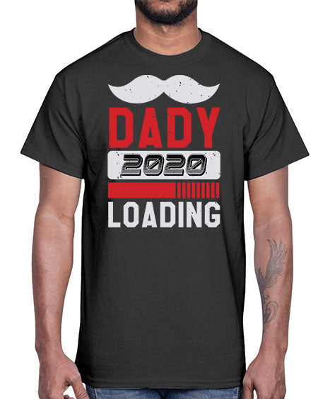 Dady Loading Style 70#- baby shower- Cotton Tee