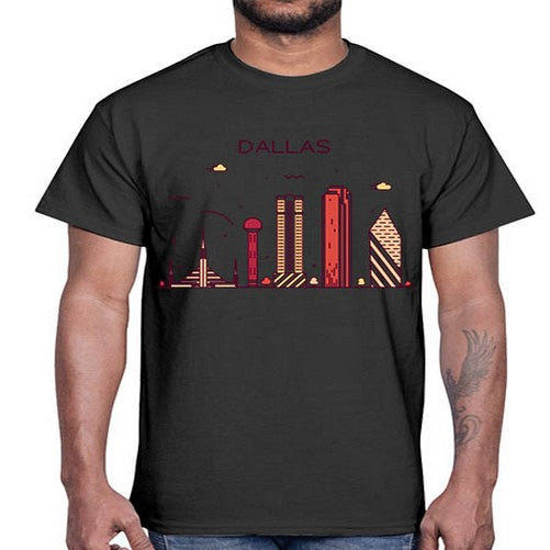 Dallas 646#- cities- Cotton Tee