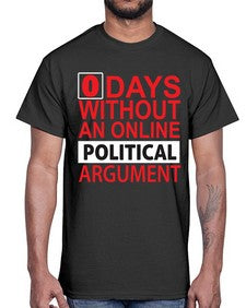 Days Without an online 80#- internet- Cotton Tee