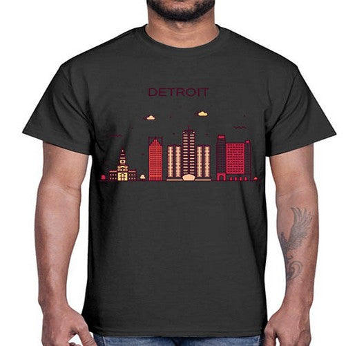 DetroitMI 665#- cities- Cotton Tee