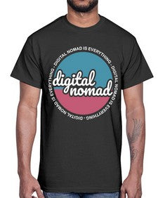 Digital Nomad is Everything 21#- internet- Cotton Tee
