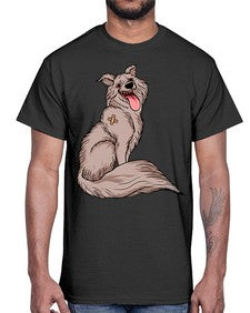 dog 98#- dogs- Cotton Tee