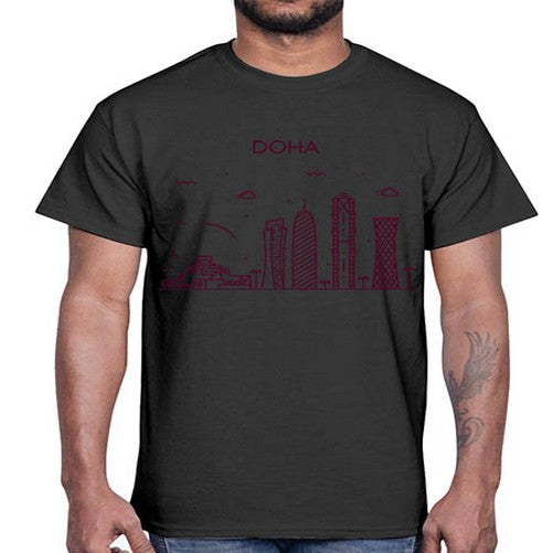 Doha 671#- cities- Cotton Tee