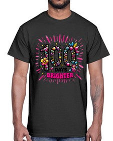 Easy one hundred Days of School 44#- one hundred days- Cotton Tee