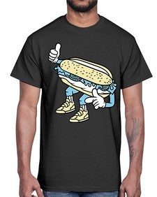 Enjoy bite me 119#- cartoon food- Cotton Tee