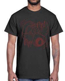 Fly 125#- cartoon general- Cotton Tee