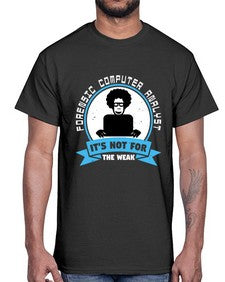 Forensic computer analyst 46#- computer- Cotton Tee