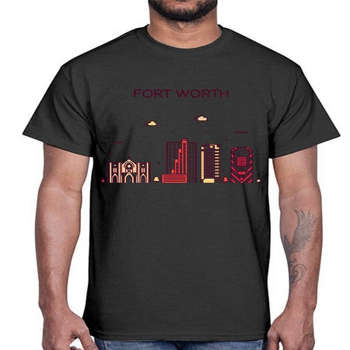 FortWorth 740#- cities- Cotton Tee