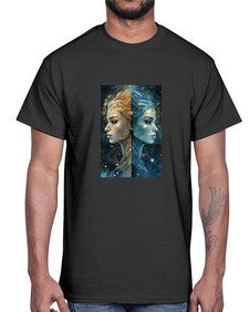 Gemini 56#- gemini- Cotton Tee