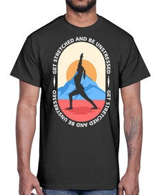 Get Stretched 225#- yoga- Cotton Tee