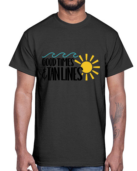 Good Times Tan Lines Style 43#- summer- Cotton Tee