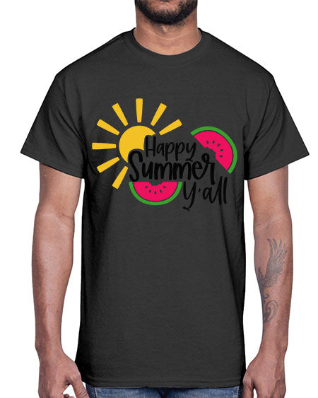 Happy Summer Yall Style 41#- summer- Cotton Tee