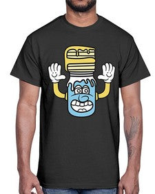 Happy me 136#- cartoon food- Cotton Tee