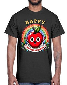 Happy one hundred Days Of School 246#- one hundred days- Cotton Tee