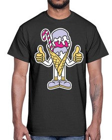Have an ice day 138#- cartoon food- Cotton Tee