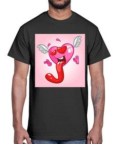 Heart 139#- cartoon general- Cotton Tee