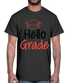 Hello Grade 296#- general school- Cotton Tee