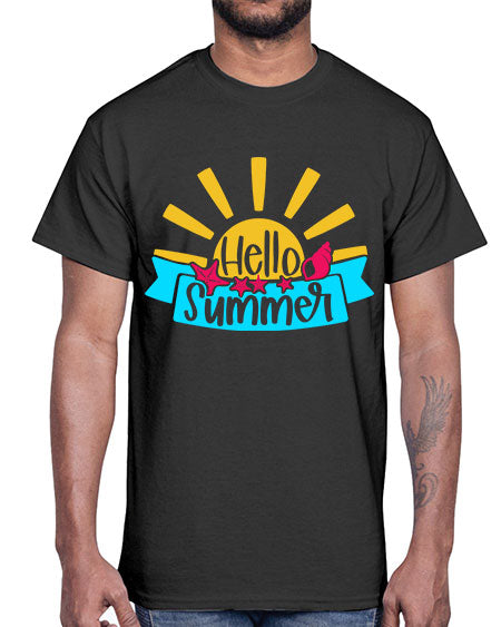 Hello Summer Style 38#- summer- Cotton Tee