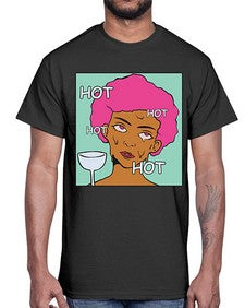 Hot 536#- art pop art- Cotton Tee