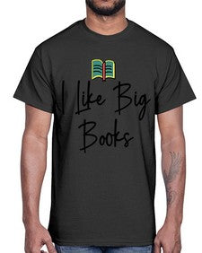I Like Big Books 363#- librarian- Cotton Tee