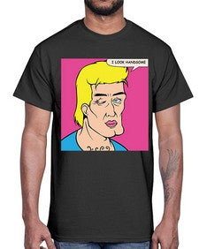 I Look Handsome 574#- art pop art- Cotton Tee